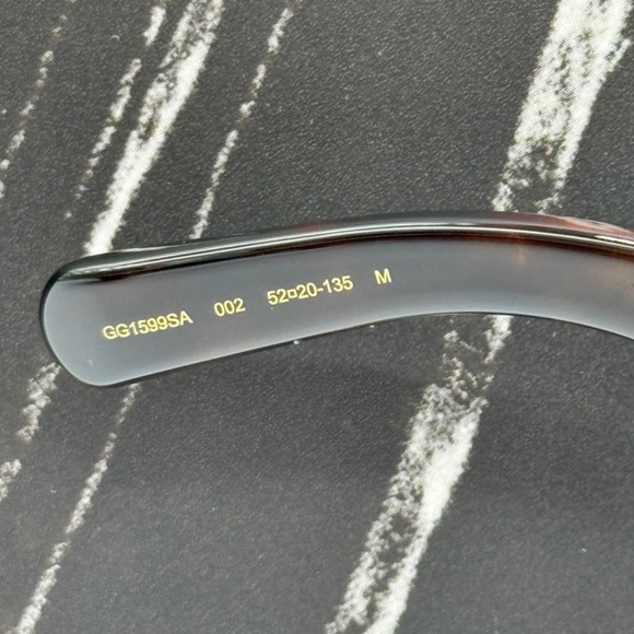 NEW GG1599SA 002 GUCCI HAVANA BROWN ROUND WOMEN GUCCI SUNGLASSES - Picture 10 of 13